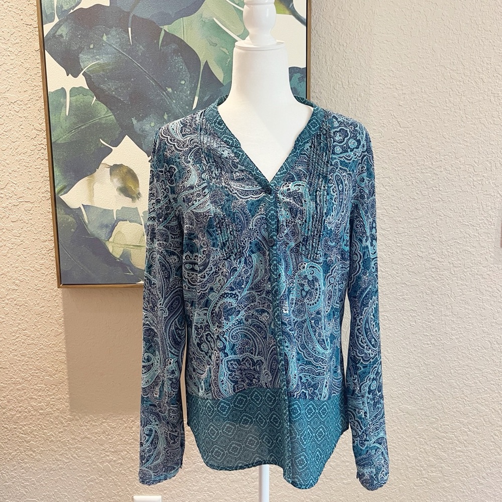 Prana Paisley Button down